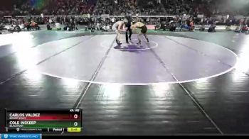 4A 145 lbs Cons. Round 3 - Carlos Valdez, Bishop Kelly vs Cole Inskeep, Blackfoot