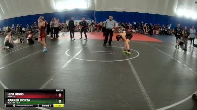 100 lbs Round 5 (6 Team) - Parker Porta, Buxton vs Levi Hibbs, DWA