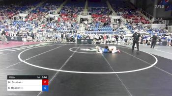 132 lbs Rnd Of 128 - Michael Esteban, Illinois vs Kamden Hooper, Missouri