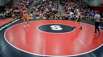 133 lbs Champ. Round 3 - Drake McClure, Bentworth Hs vs Matthew Haslett, Freedom Area Hs