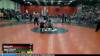 145 lbs Cons. Round 4 - Brody Wyller, Plainfield (NORTH) vs Royce Nilo, MILTON (WI)