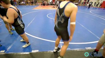 160-HWT lbs Rr Rnd 1 - Kayden Swanson, Barnsdall Youth Wrestling vs Logan Floyd, Vinita Kids Wrestling