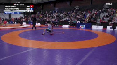 41kg Semifinal - Grady Howes, Kingston Wrestling Club vs Renan Desautels, Regina Wolverine Wrestling Club