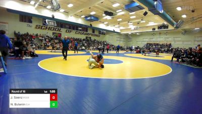 135 lbs Round Of 16 - Jason Saenz, Roosevelt-Eastvale vs Nick Bulanin, Elk Grove