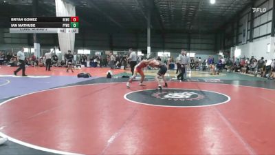 132 lbs Cons. Round 3 - Bryan Gomez, Red Lion Wrestling Club vs Ian Mathuse, Powhatan Youth Wrestling Club