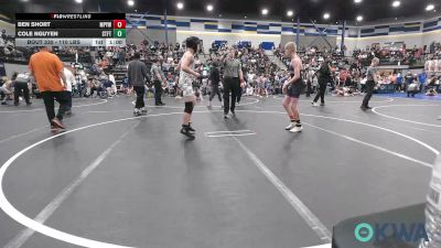 110 lbs Consi Of 4 - Ben Short, Mannford Pirate Youth Wrestling vs Cole Nguyen, Standfast