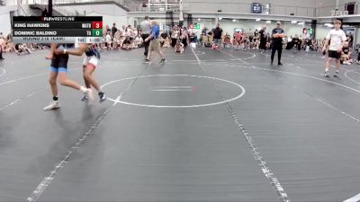 92 lbs Round 3 (6 Team) - King Hawkins, Mat Assassins Black vs Dominic Baldino, The Outsiders