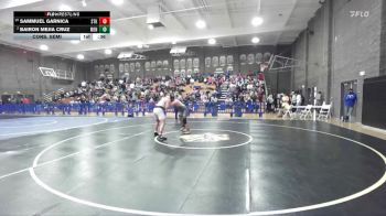 190 lbs Cons. Semi - Bairon Mejia Cruz, Mendota vs Sammuel Garnica, Stockdale