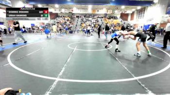 132 lbs Quarterfinal - Uriah Hawkins, Granite Hills vs Dominic Bozanic, Gilroy