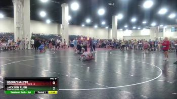 126 lbs Round 5 (8 Team) - Hayden Schmit, Capitian Nebraska (A Team) vs Jackson Rush, Team Nauman Pink