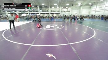 60 lbs Final - Maeve Fernald, Smitty's Wrestling Barn vs Matthew Danby, Team Tugman