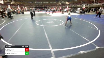 89 lbs Semifinal - Roland Gilley, Eastside United vs Elijah Villanueva, Pikes Peak Warriors