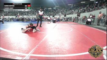 76 lbs Round Of 16 - James Boykin, Cowboy Wrestling Club vs Caden Light, Coweta Tiger Wrestling