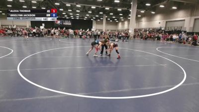 110 lbs Cons. Quarters - Alexa Thomas, Avila Combat Laboratories vs Brielynn Jackson, Greater Heights Wrestling