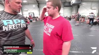 57 lbs Round 2 (3 Team) - Mackenzie Mcleod, RPA vs Aleysha Mendez, Reverence Wrestling