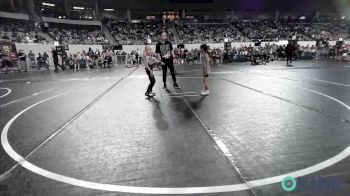 40 lbs Semifinal - Hazel Wynn, El Reno Wrestling Club vs Pyper Patterson, Pawnee Wrestling Club