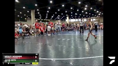 80 lbs Round 2 (6 Team) - Jacob Keith, RWA vs Wesley Woodside, Panhandle Punishers