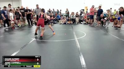 96 lbs Round 2 (4 Team) - Julian Altiery, PA East Lightning vs Aiden Campbell, OMP