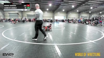 77 lbs Consi Of 16 #2 - Miguel Sanders, Stl Warriors vs Caden St Angelo, PSF Wrestling Academy