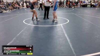 155 lbs Cons. Round 1 - Wyatt Buddemeier, Loy Norrix HS vs Dylan Kanzler, Unattached