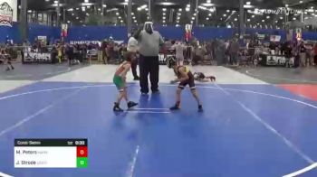 46 lbs Consolation - Madden Peters, Wabasso vs Joshua Strode, Demolition