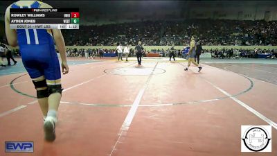 140 lbs Round Of 32 - Za Mcintosh, Glenpool JH vs Brant Kirchner, Newkirk