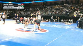 150 Class 3 lbs Cons. Semi - Donovan Brown, Rockwood Summit vs Korbin Whitley, Hannibal