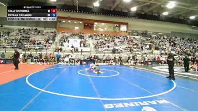 U23 Women - 50 lbs Cons. Round 1 - Kelly Enriquez, WI vs Rayana Sahagun, ND
