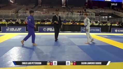 Calvin Lawrence DuBose vs Emilio Lars Pettersson 2025 Pan Jiu Jitsu IBJJF Championship