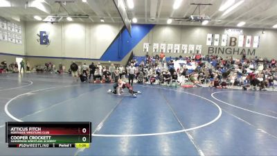 70 lbs Quarterfinal - Cooper Crockett, Sanderson Wrestling Academy vs Atticus Fitch, Northside Wrestling Club