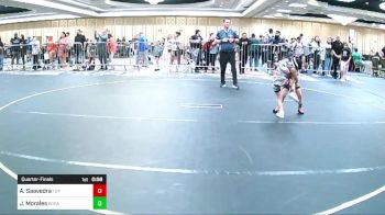 46 lbs Quarterfinal - Alaina Saavedra, Top Rank HAC vs Jesse Morales, SoCal Hammers