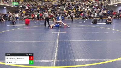 121 lbs R-16 - Lukas Littleton Mascaro, Malvern Prep vs Nolan Rice, Connellsville