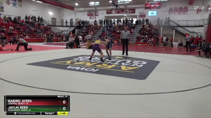 Jaylin Reed 132 lbs Champ. Round 1 - Jaylin Reed, Davenport North JV vs Kaidric ...