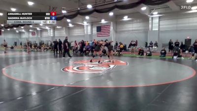 145 lbs Cons. Round 5 - Nadirra Matlock, Mount Union vs Annabell Hunter, Heidelberg