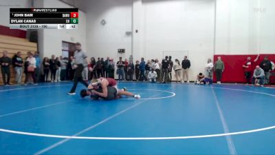 190 lbs Champ. Round 2 - John Bair, Homestead vs Dylan Canas, Columbus North