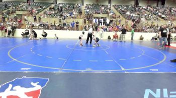 52 lbs Round Of 16 - Luke Autin, Backyard Brawlers Wrestling Club vs Brantley Coulter, Dendy Trained Wrestling