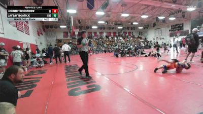 59-64 lbs Round 2 - Johnny Schneider, Reverence Grappling vs Jaysay Bostick, Ridgecrest Wrestling Club