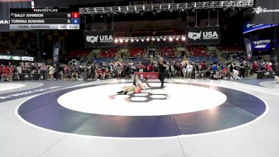 170 lbs Cons. Quarters - Sally Johnson, TN vs TorRina Rushing, FL