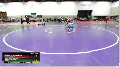 190 lbs Cons. Round 4 - Steel Schomaker, Valley Center HS vs Rance Ridley, Harrah