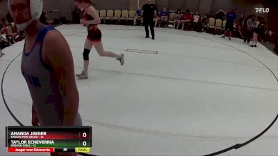 138 lbs Round 6 (8 Team) - Kaylan Hitchcock, Kansas Pink Gecko vs Lexie Newman, Oregon Girls
