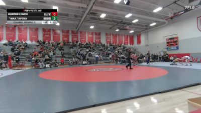 165 lbs Champ. Round 2 - Max Tafoya, Mountain Vista vs Hunter Lynch, Olathe