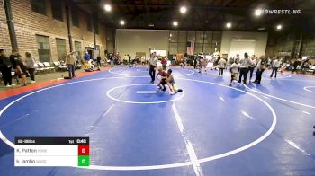 92-98 lbs Consolation - Kyan Patton, Honey Badgers Wrestling Club vs King Lamho, Wagoner Takedown Club