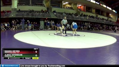 130 lbs Round 5 (8 Team) - Aliena Osterbuhr, Minden Girls vs Sahara Meyers, Lincoln East Girls