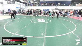 77 lbs Cons. Semi - Tyler Hemminger, Great Neck Wrestling Club vs Mason Bires, Virginia Patriots