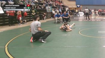 2 - 126 lbs Champ. Round 1 - Grayson Brammer, Lebanon vs Kermit Kelley, Madison County