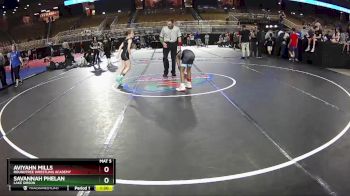 71 lbs Semifinal - Savannah Phelan, Lake Gibson vs Aviyahn Mills, Roundtree Wrestling Academy