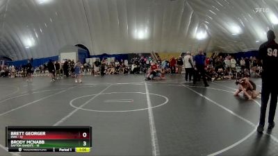 105 lbs Finals (2 Team) - Brett Georger, DWA vs Brody McNabb, Dayton Bandits