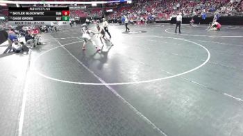 D1-150 lbs Cons. Round 1 - Skyler Blockwitz, Franklin vs Gage Gross, Milton