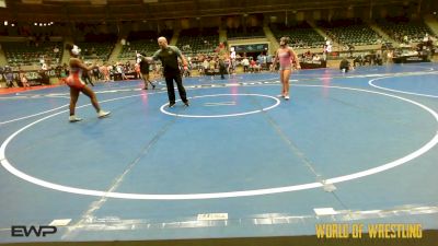 135 lbs 2nd Place - Ki`Morah Cathey, HURRICANE WRESTLING ACADEMY vs Aaliah Guebara, Maize Wrestling Club