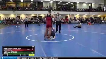 184 lbs Champ. Round 2 - Abraham Spurlock, Ohio Wesleyan vs Joshua Stokes, Albion